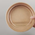 900ML Kraft Paper Round Salad Bowl