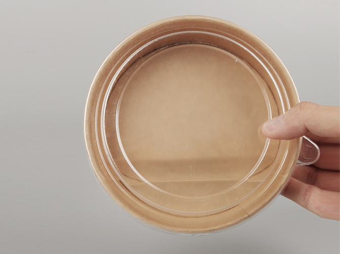 900ML Kraft Paper Round Salad Bowl